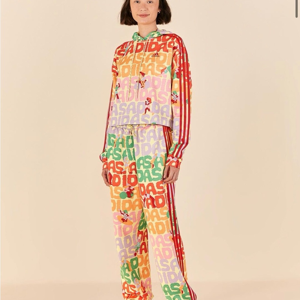 FARM Rio x adidas Multicolor Women's Hoodie